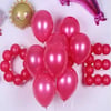 Fuşya Balon Metalik 100 Adet