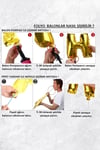 Karakter Folyo BalonlarGold Folyo Balon kral Tacı