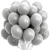 Gri Pastel Balon 20 Adet