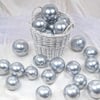 Gümüş Krom Balon 50 Adet 6 İnç 15 Cm