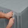 Gümüş Masa Eteği Plastik 