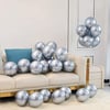 Gümüş Renk Krom Balon 50 Adet