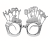 Parti GözlükleriHappy Birthday Cupcake Gümüş Gözlük