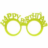 Happy Birthday Yazılı Plastik Gözlük Sarı