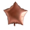 Karakter Folyo BalonlarKahverengi Yıldız Balon 45 Cm