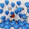 Kalp Folyo Balon 45 Cm Lacivert