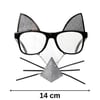 Kedi Figürlü Parti Gözlüğü