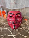 Şapka Taç MaskeKırmızı Vandetta Maske