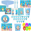 Kişiye Özel Baby Shark 24 Kişilik Parti Seti