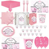Kişiye Özel Baby Shower Kız Parti Seti 24 Kişilik