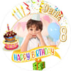 Kişiye Özel Happy Birthday Sticker 24 Adet