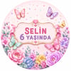 Kelebek KonseptiKişiye Özel Kelebek Sticker 24 Adet