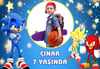 Kişiye Özel Sonic Afiş