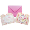 Kız Baby Shower Davetiye Kartı Pembe 8 Adet