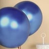 Lacivert Balon Metalik 100 Adet