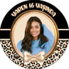 Leopar Sticker 24 Adet