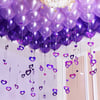 Lila Metalik Balon 20 Adet