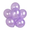 Lila Metalik Balon 20 Adet