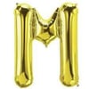 Gold Renk 76 cmM Harf Folyo Balon Gold 76 cm