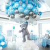 Mavi Metalik Balon  20 Adet