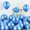 Mavi Renk Krom Balon