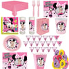 Minnie Mouse Kişiye Özel 24 Kişilik Parti Seti