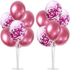 Pembe Krom Ayaklı Balon Standı