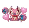 Karakter Folyo BalonlarPembe Stitch Folyo Balon Set