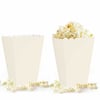 Popcorn-Mısır Kutusu Beyaz Renk 8 Adet