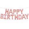 Rose Gold Renkli Happy Birthday Folyo Balon