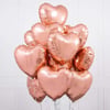 Rose Kalp Folyo Balon 60 Cm