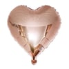 Rose Kalp Folyo Balon 60 Cm