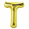 Gold Renk 76 cmT Harf Folyo Balon Gold 76 cm