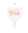 Bekarlığa Veda PartisiTeam Bride Beyaz Kalpli Folyo Balon