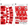 Ulusal BayramlarTürk Bayrağı ve Atatürk Sticker
