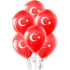 Türk Bayraklı Lateks Balon 12 Adet