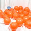 Turuncu Balon Metalik 100 Adet