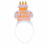 Turuncu Happy Birthday Parti Tacı