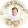 Vintage Kişiye Özel Sticker 24 Adet