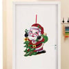 Yılbaşı Noel Baba Kapı Süsü 23x29 Cm