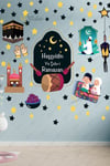  Ramazan Ayı Temalı Süsleme Cam Duvar Süsleri Hoşgeldin Ramazan Sticker Seti -R4 