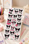 132 Adet Sanrio Temalı Sticker Seti - Kalem Suluk Defter Cam Masa Laptop Tablet Sticker Suya Dayanıklı