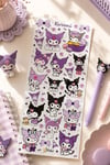 132 Adet Sanrio Temalı Sticker Seti - Kalem Suluk Defter Cam Masa Laptop Tablet Sticker Suya Dayanıklı