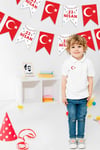 23 Nisan Bayramı Temalı Flama, Çocuk Bayramı Sınıf Ev Süsleme Okul Süsleme Hasır İpli Flama Seti