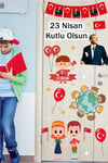 23 Nisan Sticker Seti,23 Nisan Kutlu Olsun Çocuk Bayramı Okul Sticker 89 Parça
