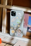 254 Adet Uzay Temalı Sticker Seti - Kalem Suluk Defter Cam Masa Laptop Tablet Sticker Suya Dayanıklı