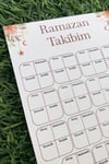 5 li Ramazan-ı Şerif Takip Kartı Oruç Mukabele Teravih Tesbih Takipl Kartı Ramazan Ayı Çizelge