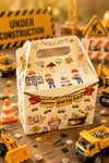 5'li Doğum Günü Hediye Kutusu Seti İş Makinaları 10x13 cm | Çocuk Parti Kutusu | Hediyelik Kutu