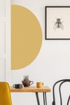 Açık Kahverengi Bohem Tarzı Yarım Daire Duvar Sticker(50x100cm)