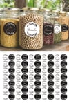 Bakliyat Ve Tahıl Düzenleme Sticker - Kavanoz Etiketi